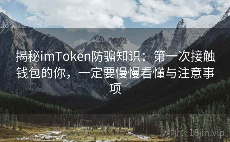 揭秘<strong>imtoken</strong>防骗知识：第一次接触钱包的你，一定要慢慢看懂与注意事项